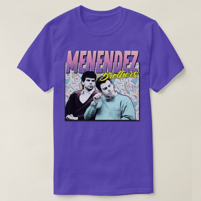 Menendez Brothers 90s, formaterad Retro Graphic De T Shirt (Design framsida)
