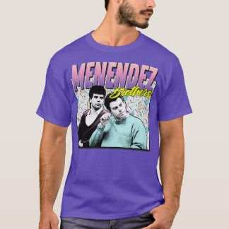 Menendez Brothers 90s, formaterad Retro Graphic De T Shirt