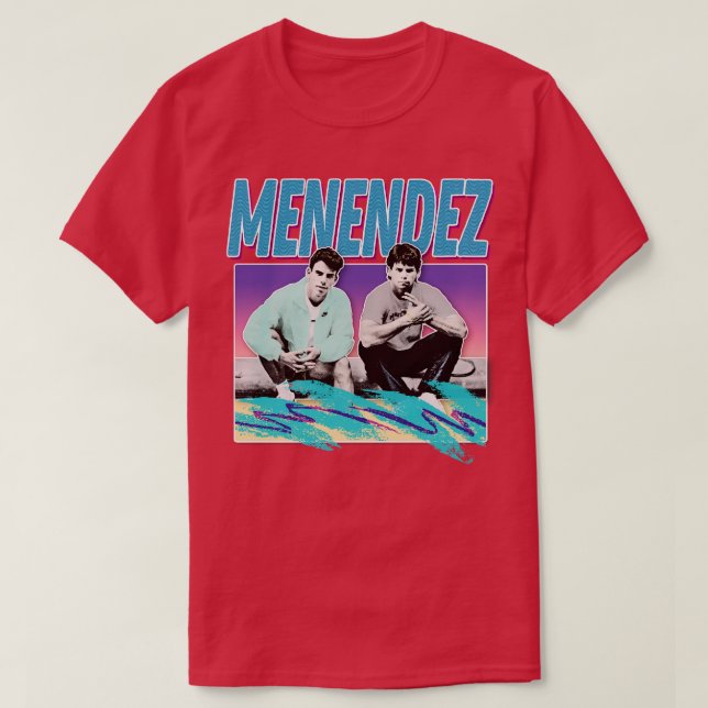 Menendez Brothers 90s True Crime Aesthetic T Shirt (Design framsida)