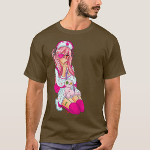 Menhera chan Yami Kawaii Pastel Goth Harajuku Cree T Shirt