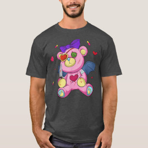 Menhera chan Yami Kawaii Pastel Goth Harajuku Tedd T Shirt