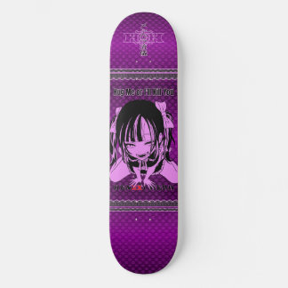 Menhera Purple Mini Skateboard Bräda 18,5 Cm
