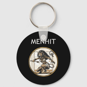 Menhit Nubian Krig Goddess Ancient Mythology Nyckelring