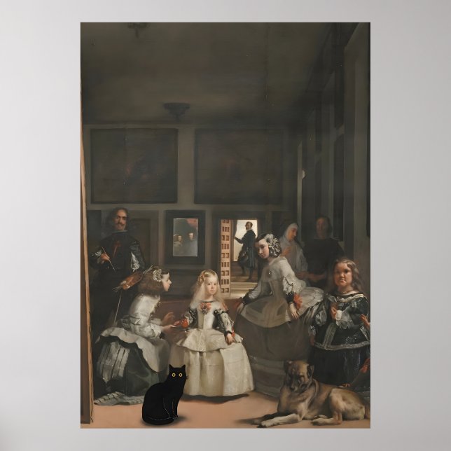 Meninas för Poster av katt (Framsidan)