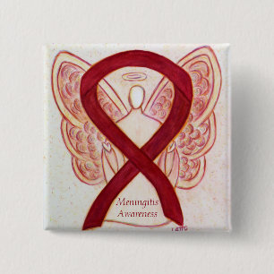 Meningitis Angel Awareness Ribbon Stift Knapp
