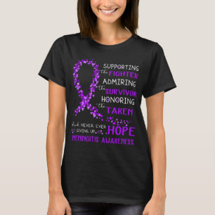 Meningitis Warrior Stöder kampen T Shirt