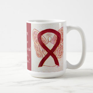 Meningococcal Meningitis Awareness Ribbon Mugg