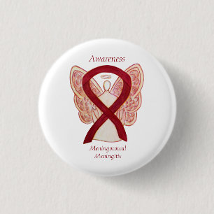 Meningococcal Meningitis Awareness Ribbon Stift Knapp
