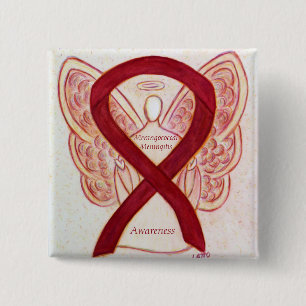 Meningococcal Meningitis Awareness Ribbon Stift Knapp