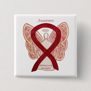 Meningococcal Meningitis Awareness Ribbon Stift Knapp