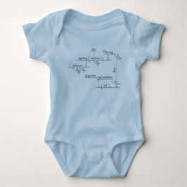Meningsdiagram Ett Biet-baddräkt Tee Shirt