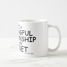 Meningsfull förhållandeklarinett kaffemugg