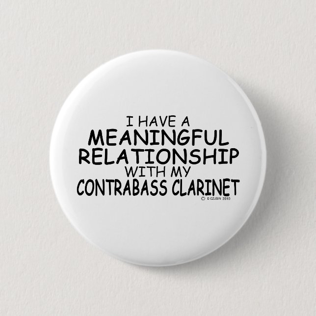 Meningsfull förhållandekontrabasklarinett knapp (Framsida)