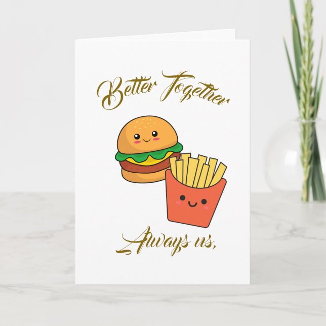 Meningsfull gåva - Elegant kärlek Kort (Framsida)