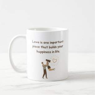 Meningsfull kärlek Söt Kaffemugg