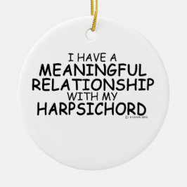 meningsfull relation med Harpsichord Julgransprydnad Keramik