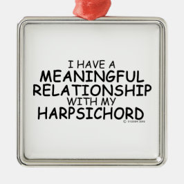 meningsfull relation med Harpsichord Julgransprydnad Metall