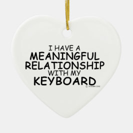 meningsfull relation till Tangentbord Julgransprydnad Keramik