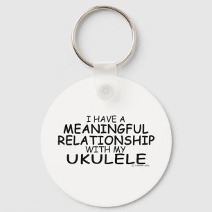meningsfull relation Ukulele Nyckelring