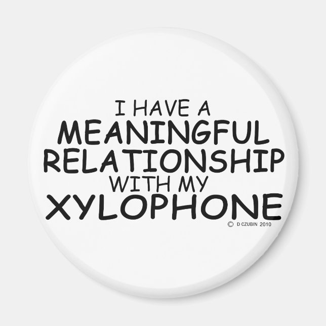 meningsfull Xylophone-relation Magnet (Framsidan)