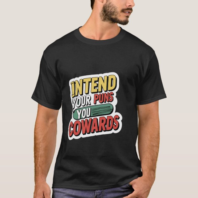 Meningsfullda skämt, era fegisar - t shirt (Framsida)