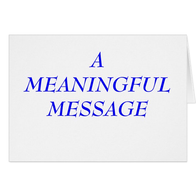 MENINGSFULLT MEDDELANDE:  FÄNGSLANDE 6 OBS KORT (Framsidan Horizontal)