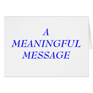 MENINGSFULLT MEDDELANDE: SLUTLIG SJUKDOM 7 OBS KORT