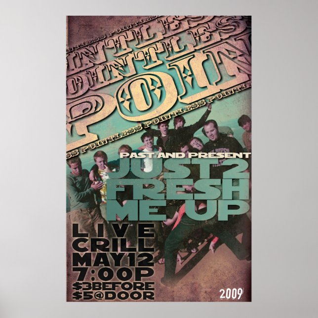 Meningslös konsert 2009 poster (Framsidan)