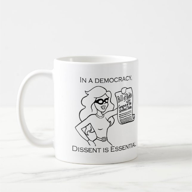 Meningsskiljaktighet är nödvändig kaffemugg (Vänster)