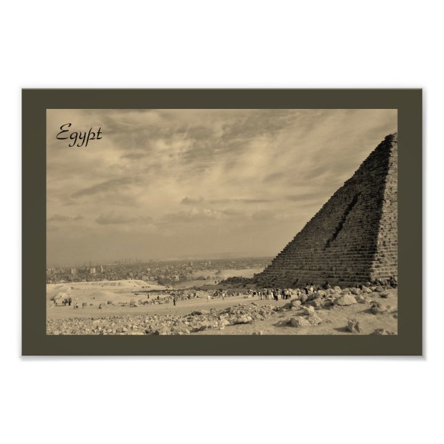 Menkaure Pyramid Fototryck (Framsidan)