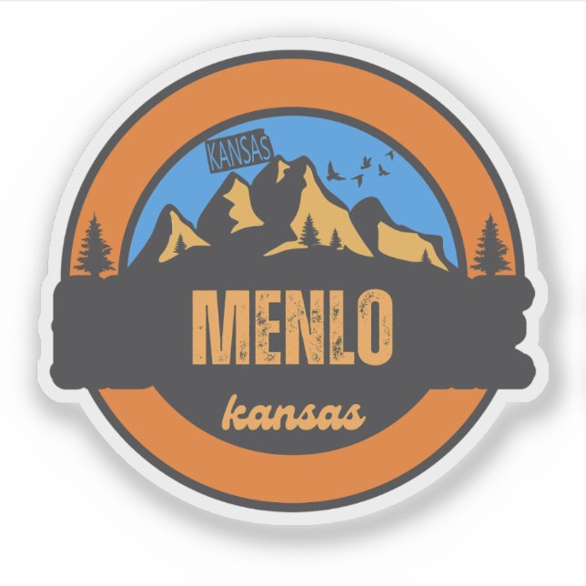 Menlo, Kansas Klistermärken (Framsida)