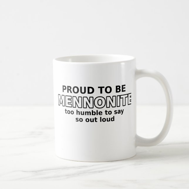 Mennonite stolt rolig mugghumor kaffemugg (Höger)
