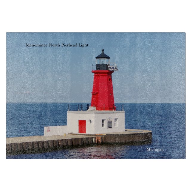 Menominee North Pierhead Light cut board (Framsidan)