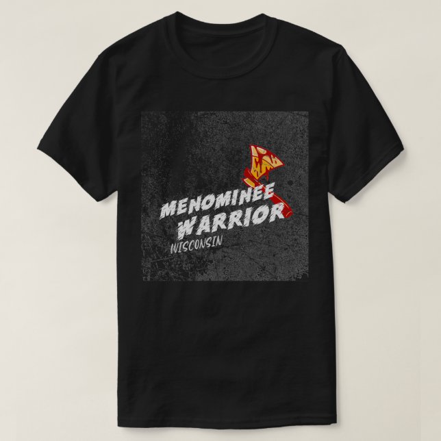MENOMINEE WARRIOR  T SHIRT (Design framsida)