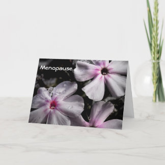 Menopaus. Jag vägrar att sluta blomma... Kort