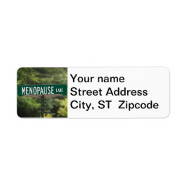 Menopaus Lane Returadress Etikett