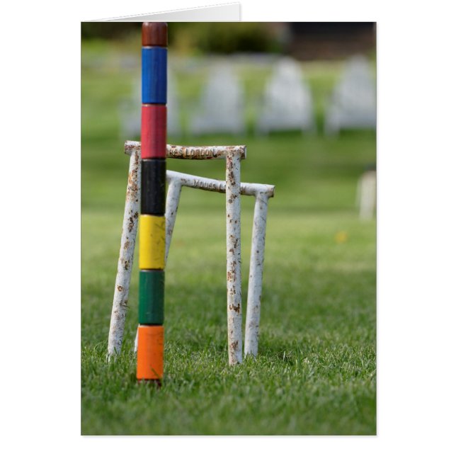 Menopaus och wicket hälsningskort (Framsidan)