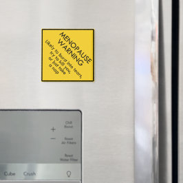 Menopaus Varning Magnet