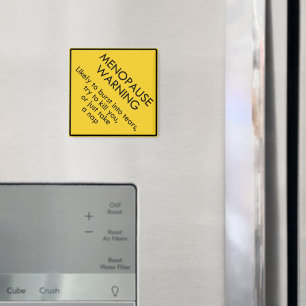 Menopaus Varning Magnet