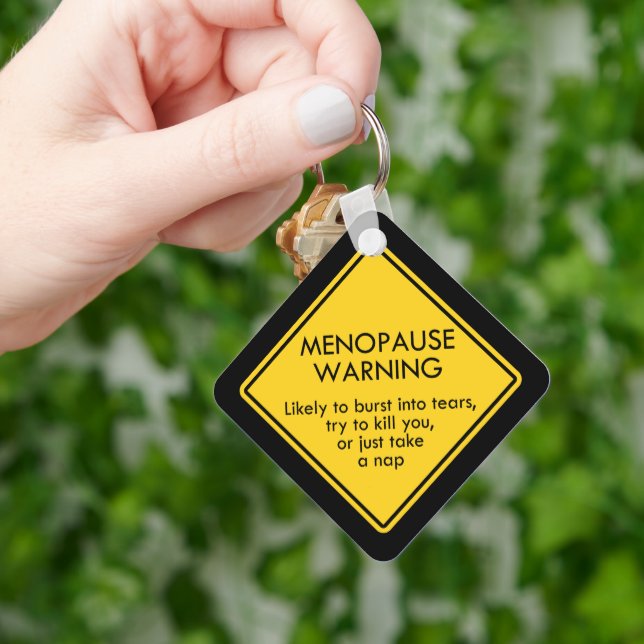 Menopaus Varning Nyckelring (Hand)