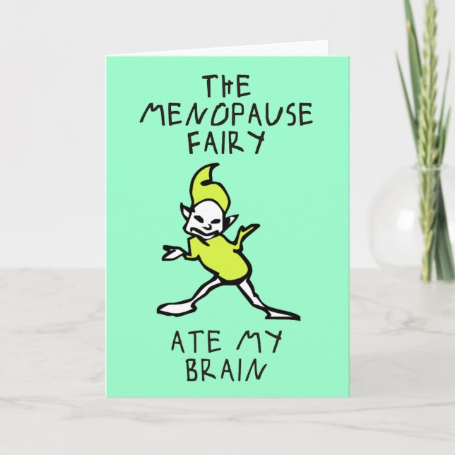 Menopause Fairy Kort (Framsida)