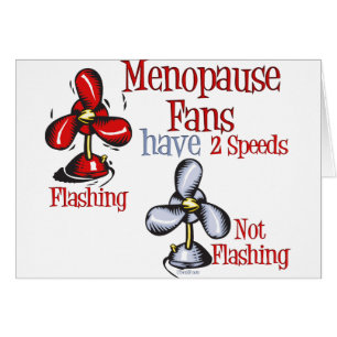 Menopause Fläkt Hälsningskort