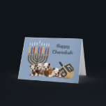 Menora Dreidel2 för bulldoggChanukah kort<br><div class="desc">Att minnas familjen och vänner under den Chanukah säsongen är ett underbart långt som ska hållas i handlag med folket som du älskar och att bry sig omkring. Jag skapade dessa hundChanukah kort med kärlek, och omsorg och I-förmiddagen någon, som älskar hundar, ska sure som, glädjas för att motta dem....</div>