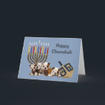 Menora Dreidel2 för bulldoggChanukah kort<br><div class="desc">Att minnas familjen och vänner under den Chanukah säsongen är ett underbart långt som ska hållas i handlag med folket som du älskar och att bry sig omkring. Jag skapade dessa hundChanukah kort med kärlek, och omsorg och I-förmiddagen någon, som älskar hundar, ska sure som, glädjas för att motta dem....</div>