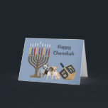 Menora Dreidel3 för ChihuahuaChanukah kort<br><div class="desc">Att minnas familjen och vänner under den Chanukah säsongen är ett underbart långt som ska hållas i handlag med folket som du älskar och att bry sig omkring. Jag skapade dessa hundChanukah kort med kärlek, och omsorg och I-förmiddagen någon, som älskar hundar, ska sure som, glädjas för att motta dem....</div>