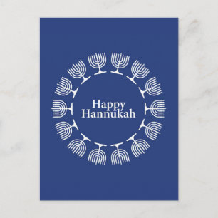 Menorah Background Vykort