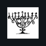 Menorah Candle Stämpel<br><div class="desc">Hanukkah gummi frimärke har en hand plockade-menorah. Använda det för att accentuera dina kort,  helgdag och presenter. Designad av världsberömd konstnär Tim Coffey.</div>