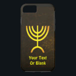 Menorah Flame<br><div class="desc">En brunfärgad och guld digital rendering av den judiska sjugrenade menorah (hebreiska: מְ נ וֹ רָ ה ). Lägg till din egen text. Den sjukanta menorah som används i den portabla fristad som Moses upprättade i vildmarken och senare i Temple i Jerusalem har varit en symbol för judendomen sedan urminnes...</div>