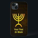 Menorah Flame<br><div class="desc">En brunfärgad och guld digital rendering av den judiska sjugrenade menorah (hebreiska: מְ נ וֹ רָ ה ‎). Lägg till din egen text. Den sjukanta menorah som används i den portabla fristad som Moses upprättade i vildmarken och senare i Temple i Jerusalem har varit en symbol för judendomen sedan urminnes...</div>