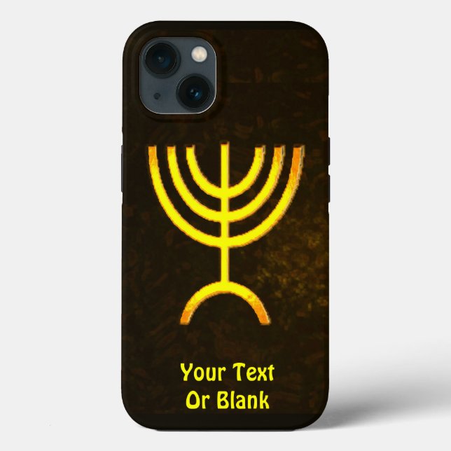 Menorah Flame Fodral-Mate iphone case (Baksida)